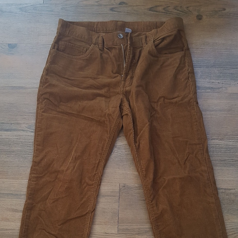 Men's Corduroy Straight Leg Pants
